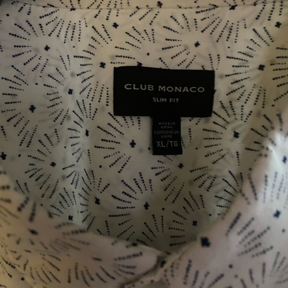 Men’s Club Monaco short sleeved button down shirt - Picture 2 of 4